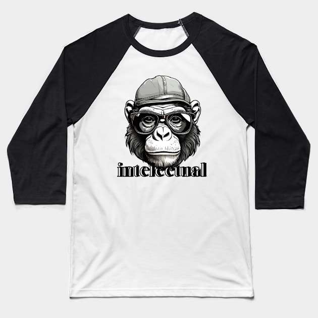 Modern Monkey Baseball T-Shirt by LionKingShirts